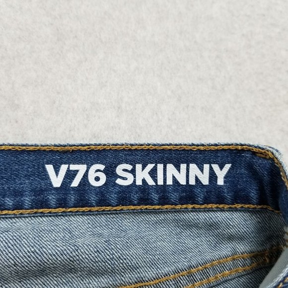 Vans Womens‎ Jeans 34x32 Blue Denim Straight Stretchy Mid Rise - Picture 8 of 15